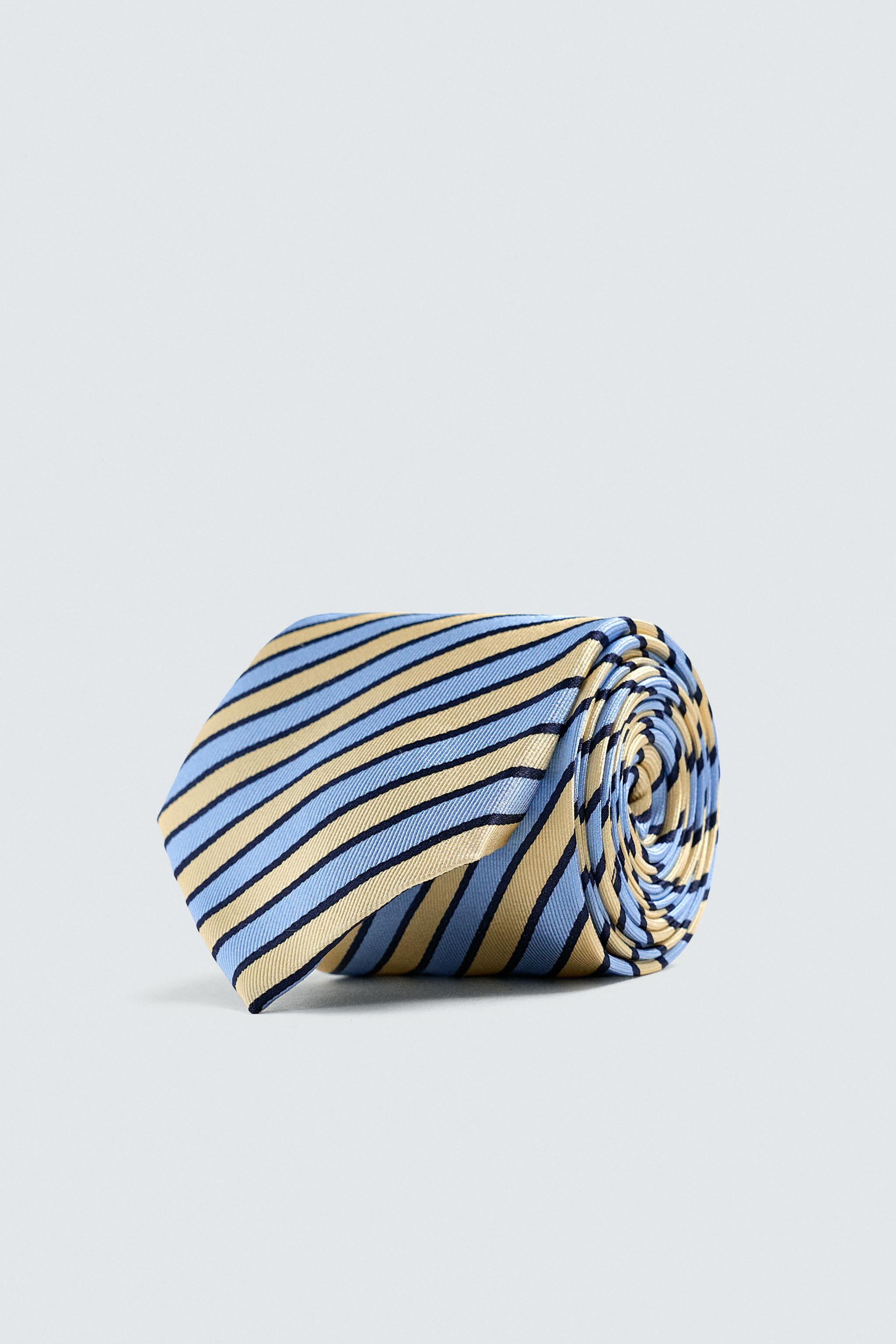 100% SILK STRIPED TIE
